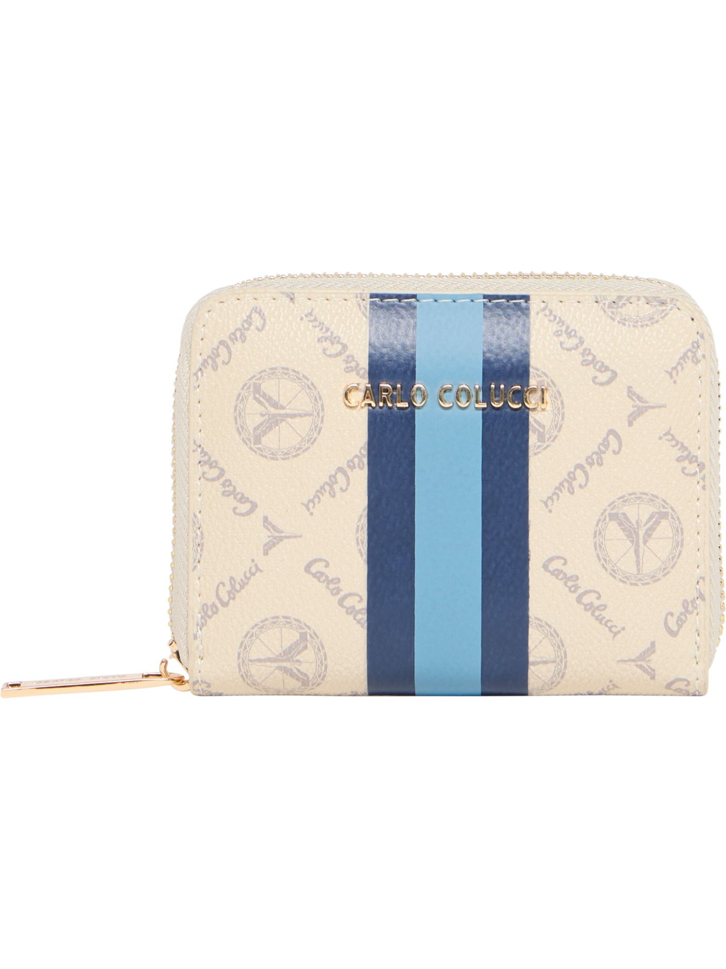 Carlo Colucci Wallet 'Elma' in Beige: front