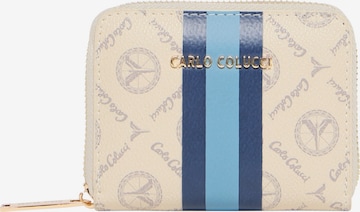 Carlo Colucci Portemonnaie 'Elma' in Beige: Vorderseite