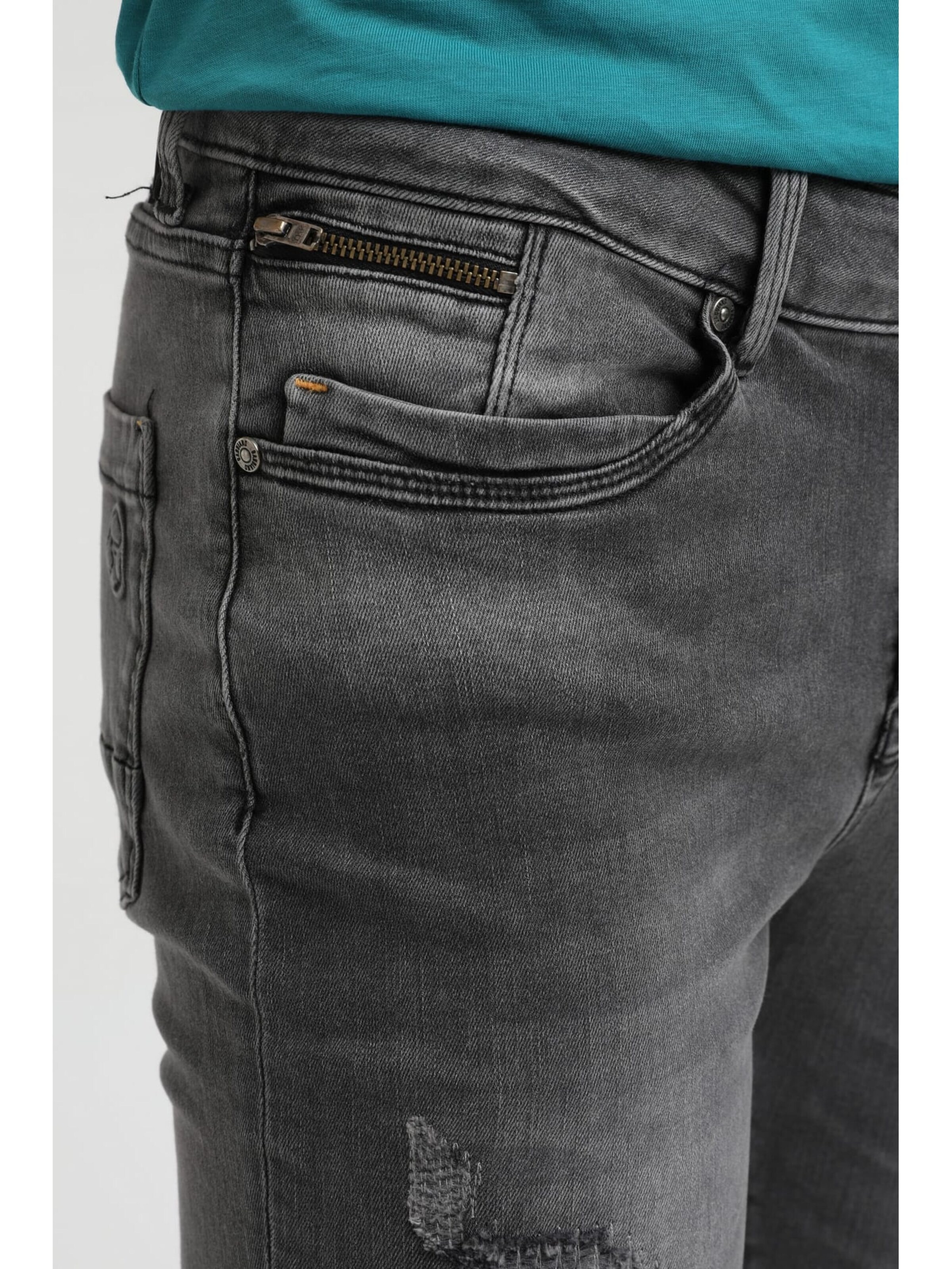 Gabbiano Baggy Jeans 'Ultimo' in Grijs
