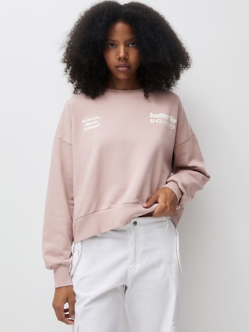 Pull&Bear Sweatshirt in Pink: predná strana