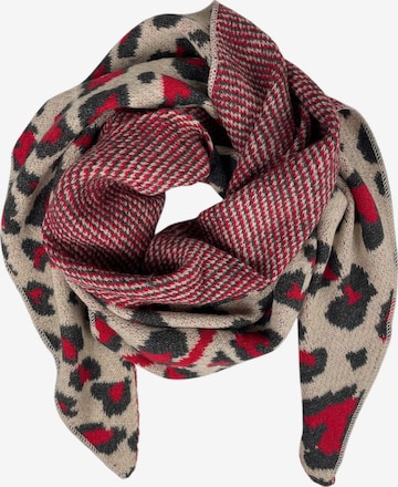 Kumixi Halsduk 'Leo' i röd: framsida