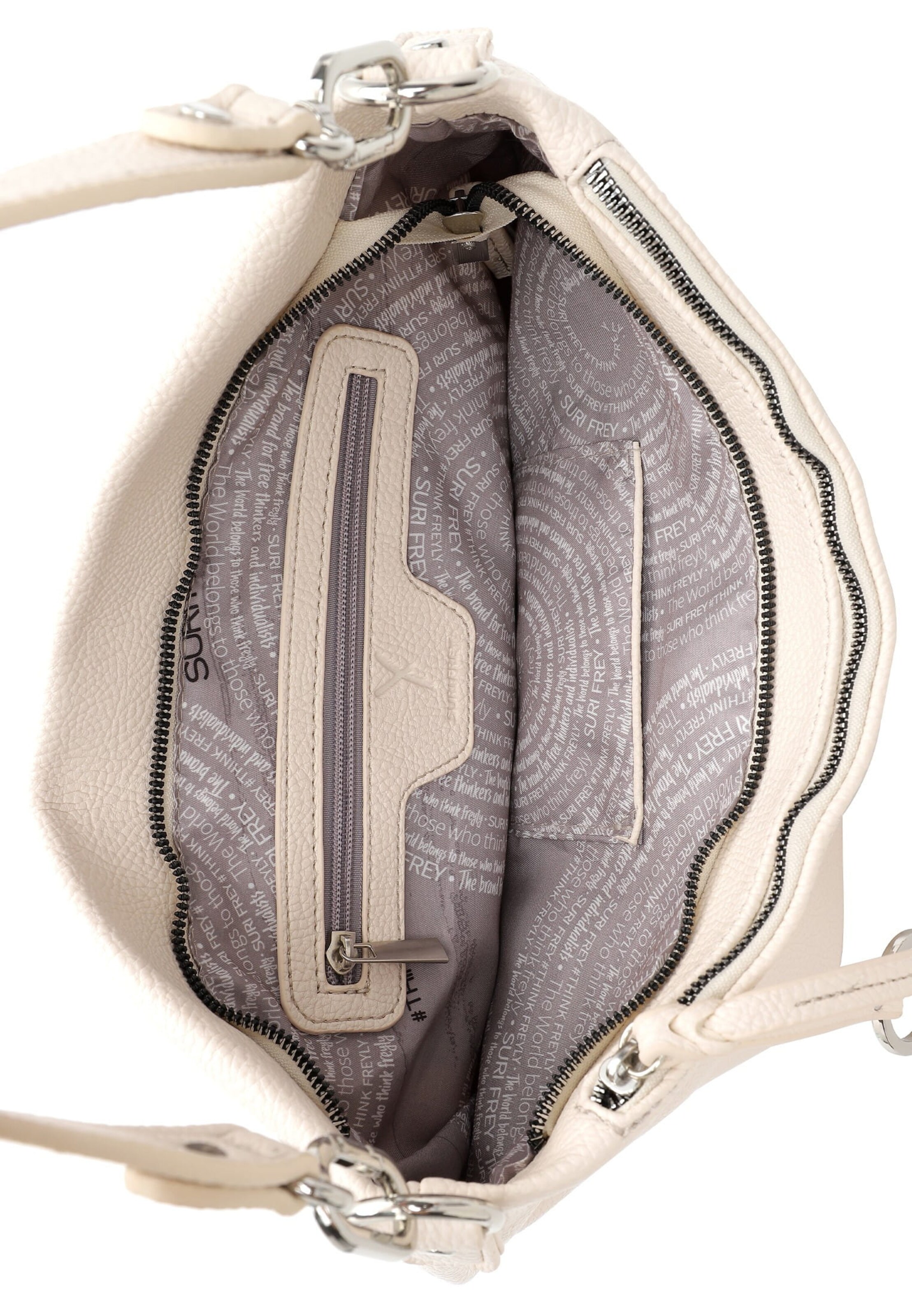 Suri Frey Schultertasche 'Debby' in Beige