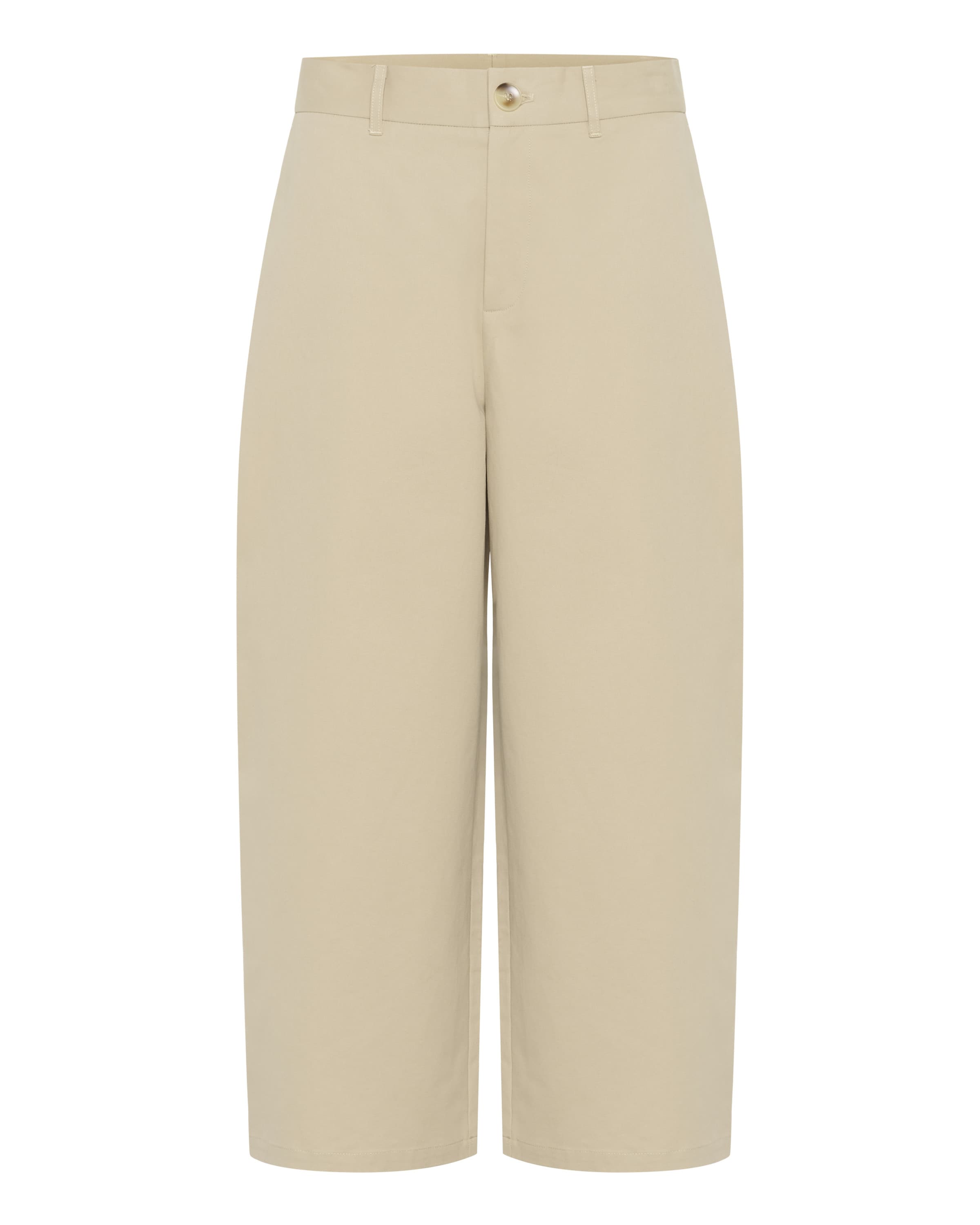 My Essential Wardrobe Wide leg Pants 'Cindy' in Beige: front