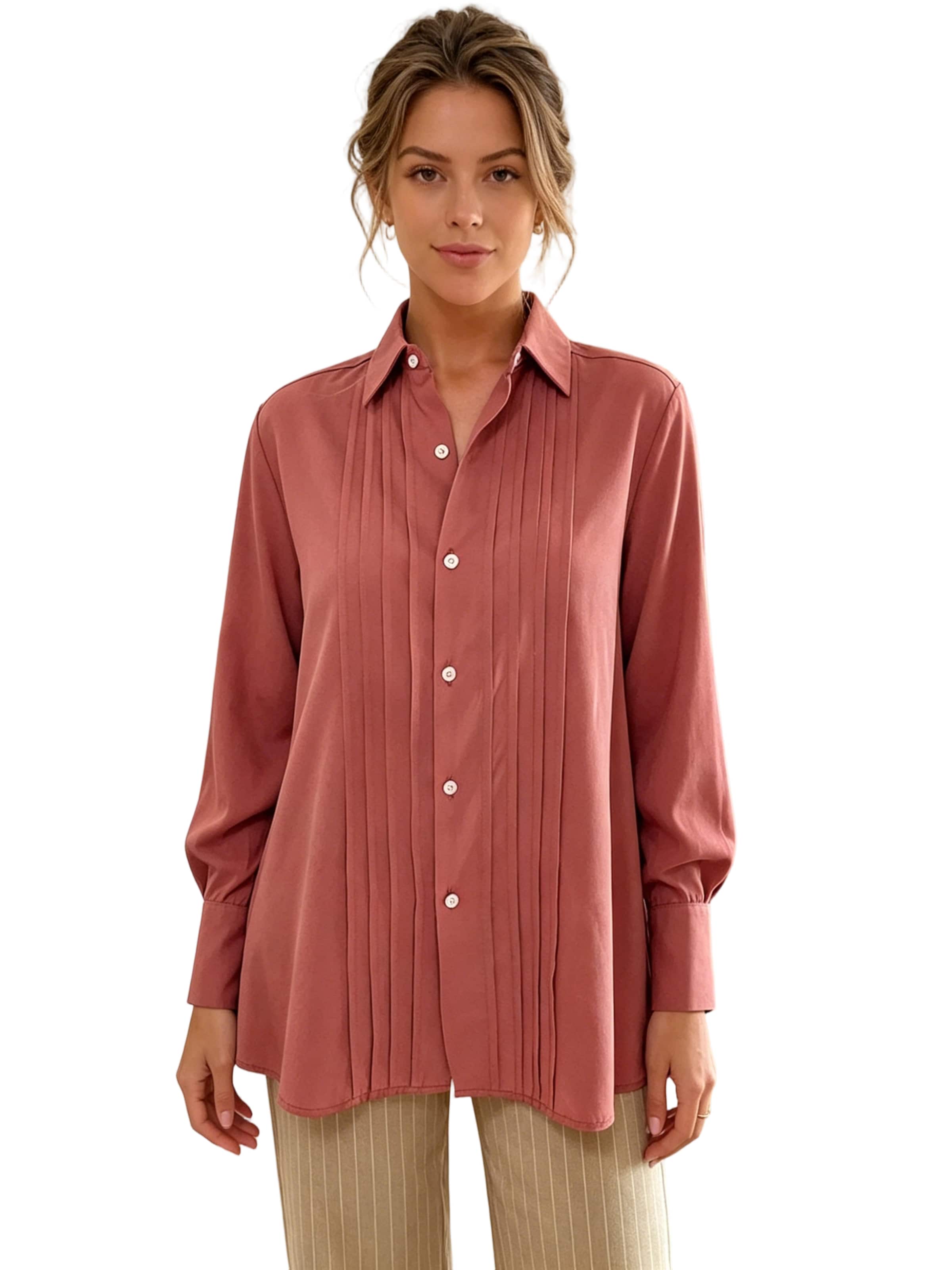 Yesfashion Bluse‌‌‌‌‌‌‌ in Rot: Vorderseite
