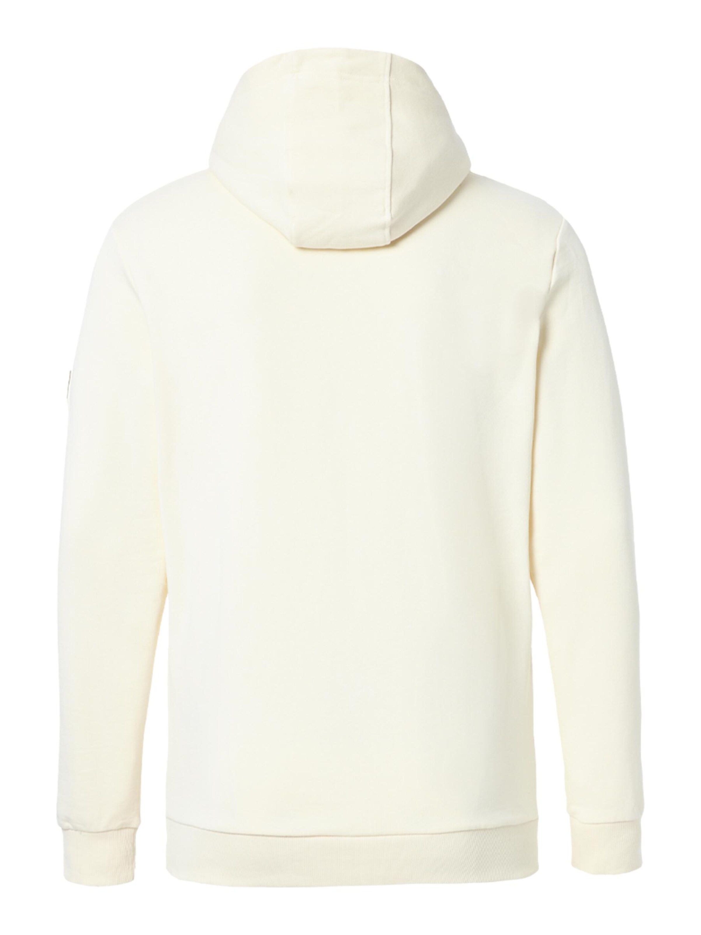 FORSBERG Sweatshirt 'Hoodie mit schwarzem Anaglyph-Logo' in Beige