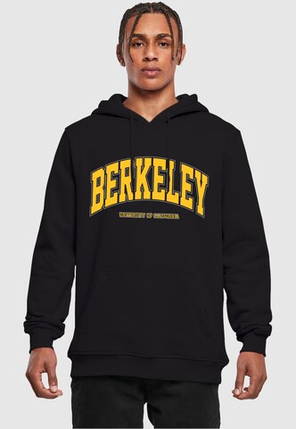 Merchcode Sweatshirt 'Berkeley University' in Schwarz: Vorderseite