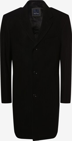 HECHTER PARIS Between-Seasons Coat 'Chesterfield' in Black: front