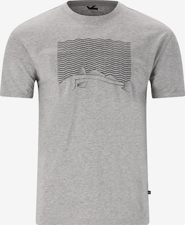 Cruz T-Shirt 'Gander' in Grau: Vorderseite