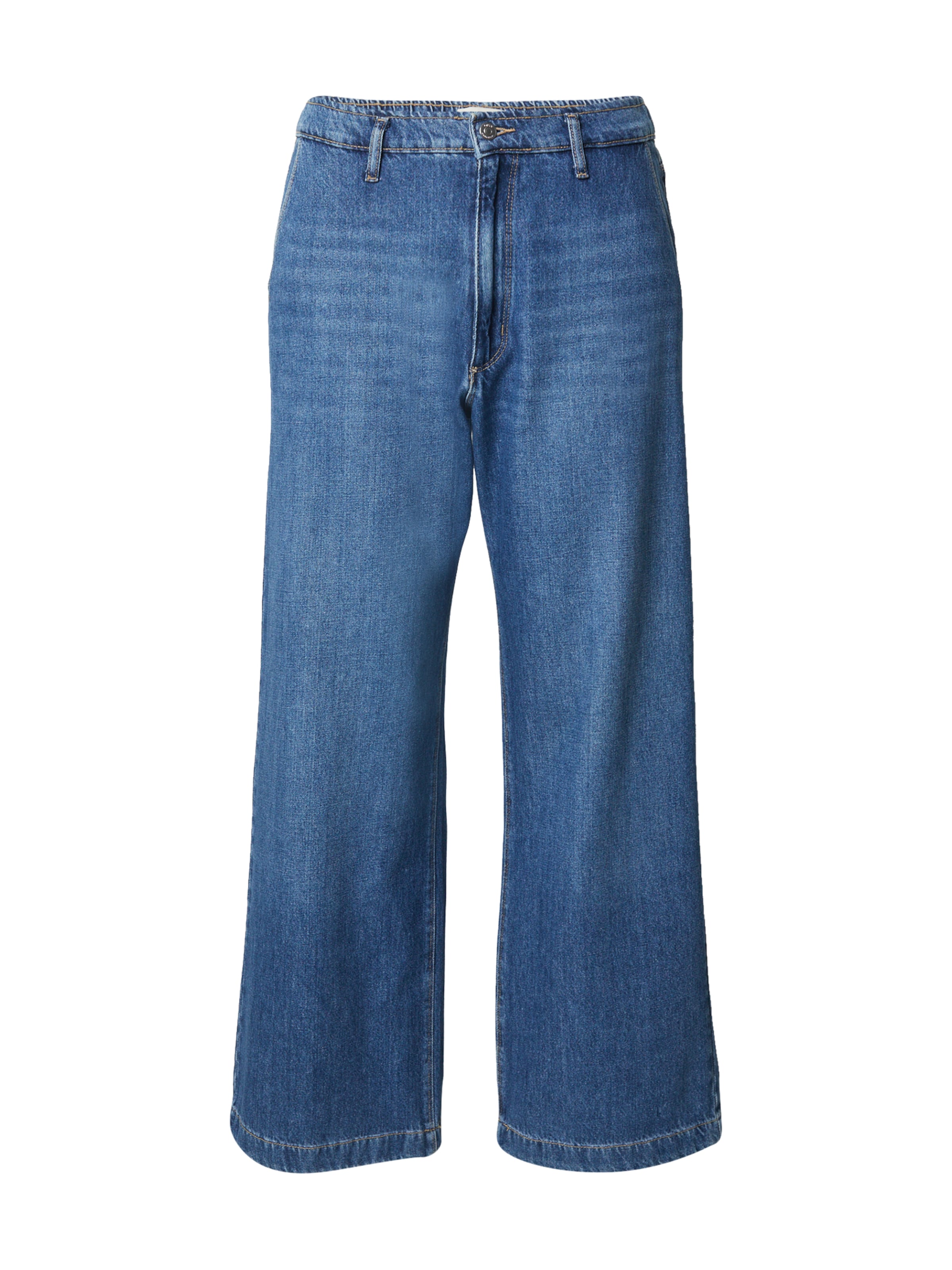 ONLY Carmakoma Laiad sääred Teksapüksid 'CARCOMET', värv sinine: eest vaates