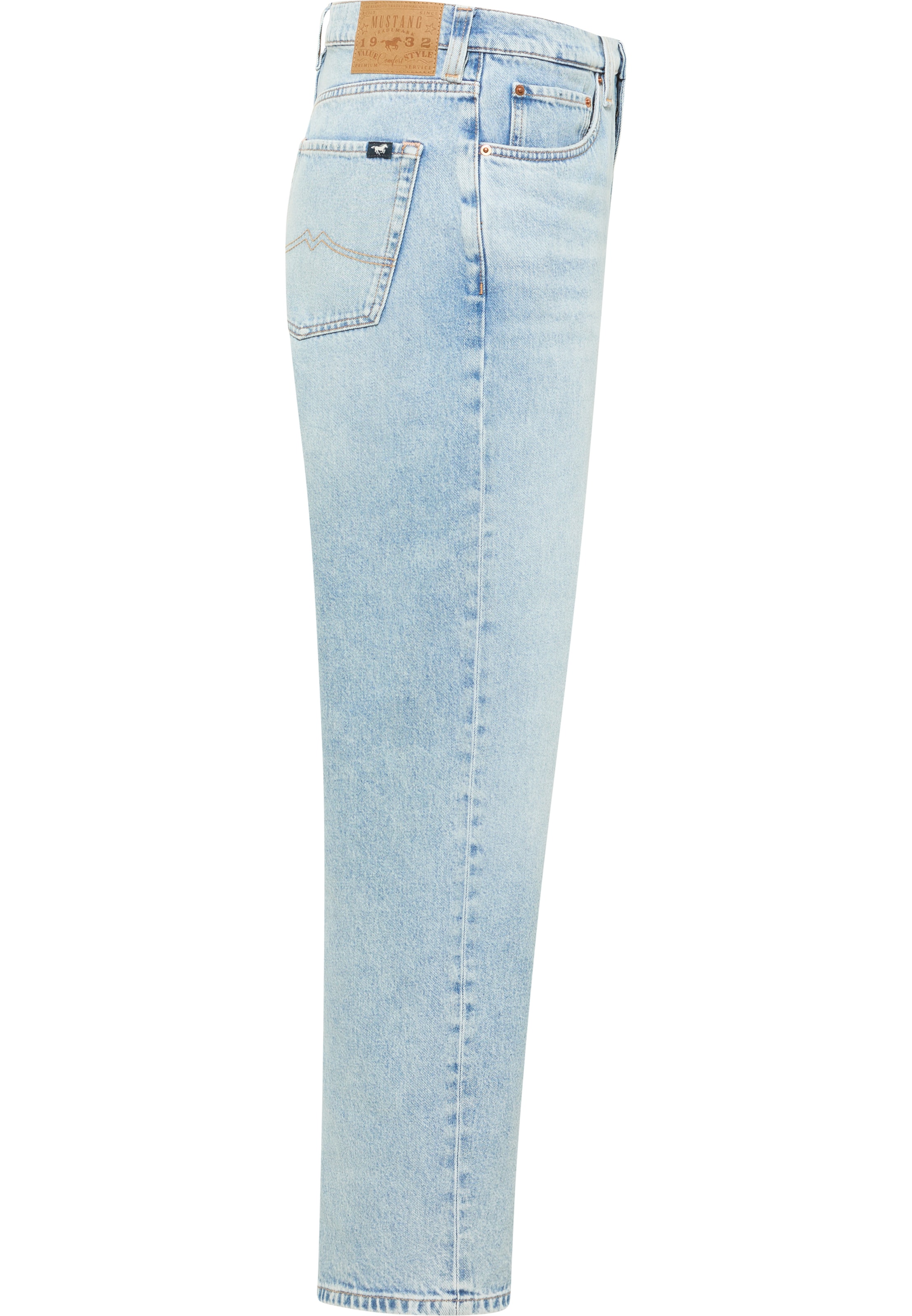 MUSTANG Loosefit Jeans 'Jeff' in Blau