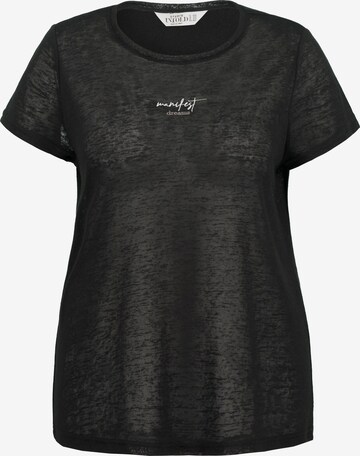 Studio Untold Shirt in Zwart: voorkant