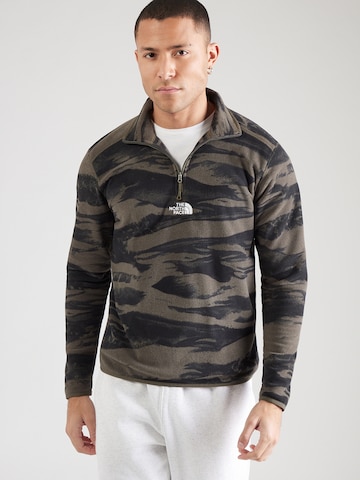 THE NORTH FACE Bluzka sportowa 'GLACIER EMBROIDERE' w kolorze szary: przód