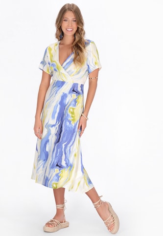 IZIA - Vestido 'Festival' em azul