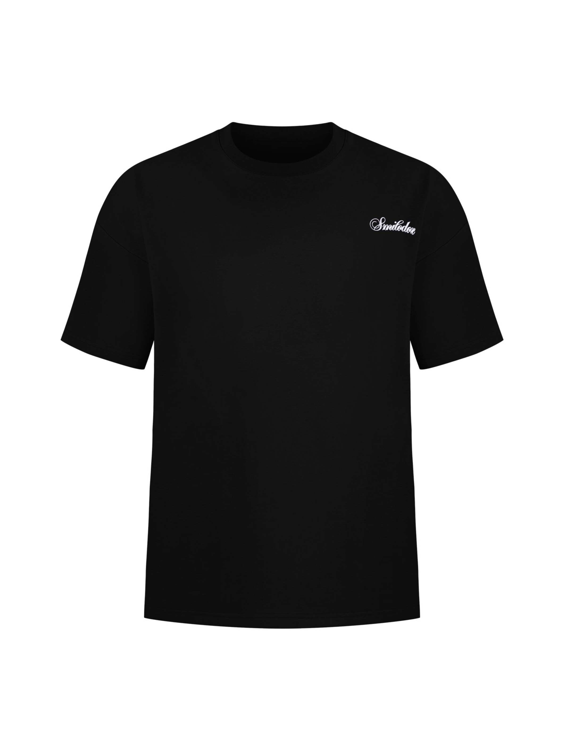 Smilodox Shirt in Zwart: voorkant