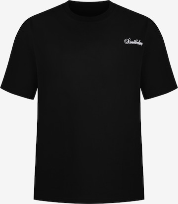 T-shirt Smilodox en noir : devant