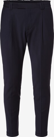 CINQUE Regular Pleat-Front Pants 'Sand' in Blue: front