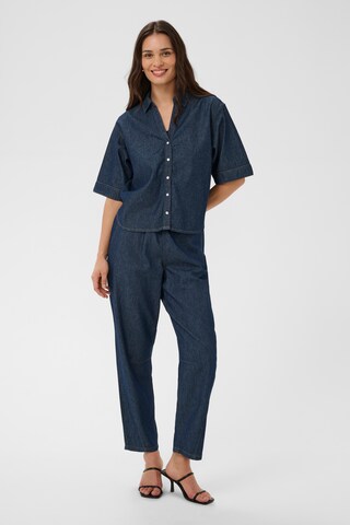Kaffe Regular Hose 'KAJade' in Blau