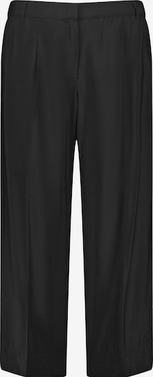 SAMOON Plissert bukse i svart, Produktvisning