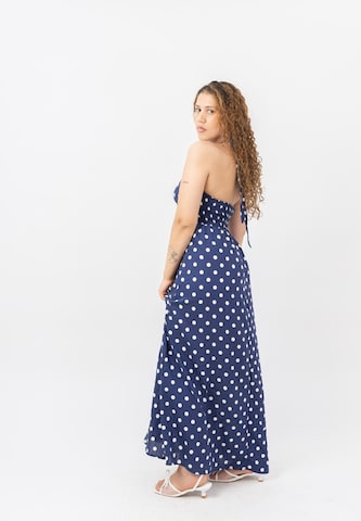Robe d’été Elara en bleu