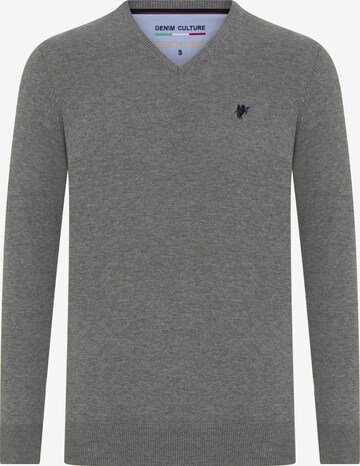 Pullover 'VINCENT' di DENIM CULTURE in grigio: frontale