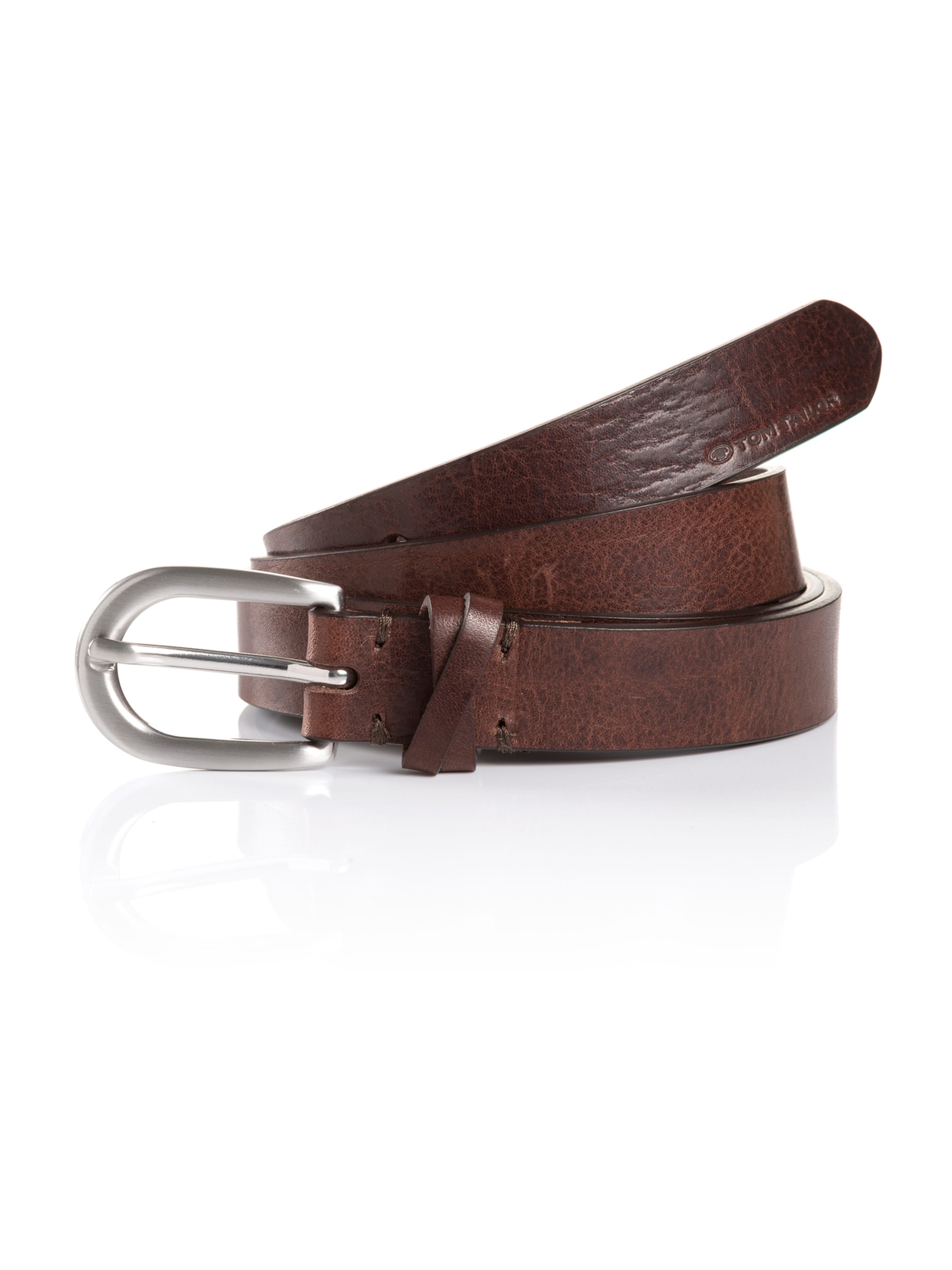 Ceinture 'NELLY' TOM TAILOR en marron : devant