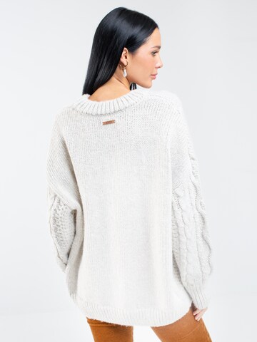 Pull-over 'CRISTI' BIG STAR en blanc