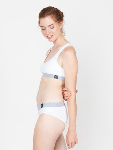 Bustier Soutien-gorge 'Ringer Hilde' Erlich Textil en blanc