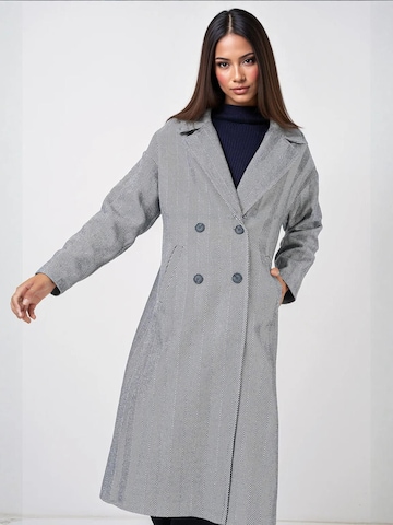 Bigdart - Sobretudo meia-estação em azul: frente