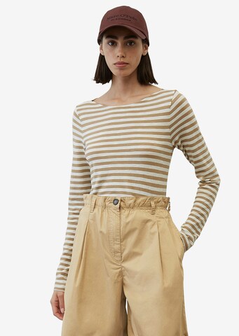 Marc O'Polo Shirt in Beige: front