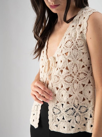 MND Väst 'Crochy' i beige