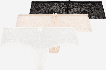 LASCANA - Tanga en beige: frente