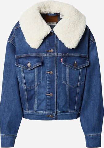 LEVI'S ® Φθινοπωρινό και ανοιξιάτικο μπουφάν 'Warm Baby Bubble Trucker' σε μπλε: μπροστά