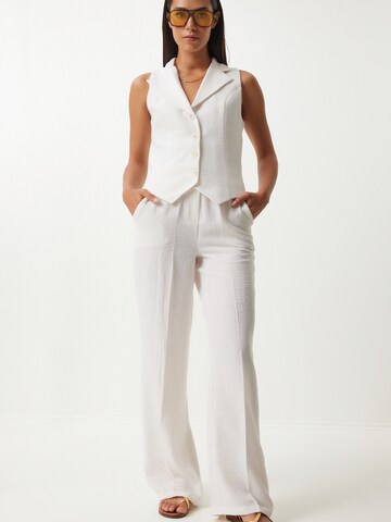 Happiness İstanbul Ταγέρ με παντελόνι σε μπεζ: μπροστά