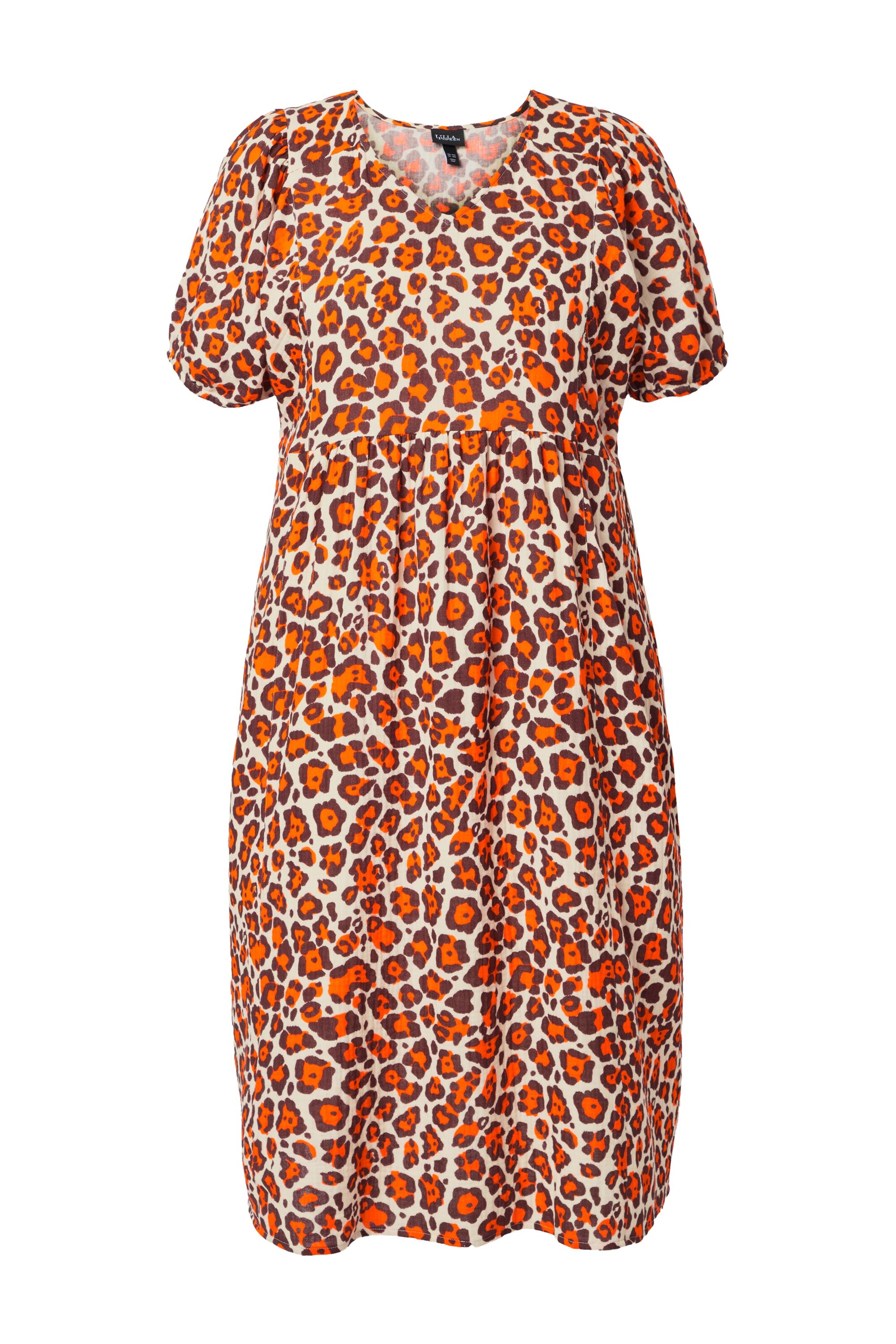 Ulla Popken Dress in Brown: front