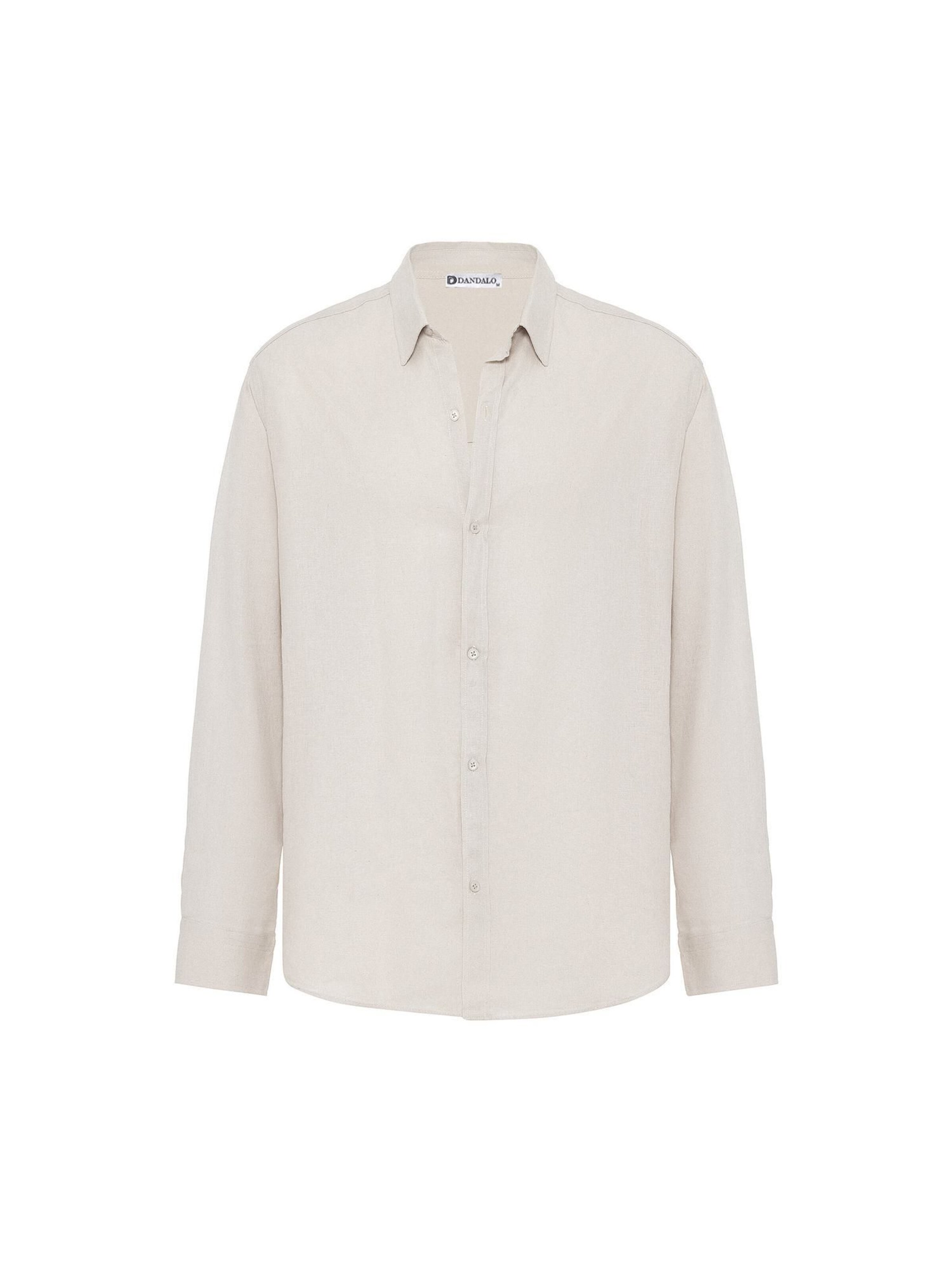 Comfort fit Camicia di Dandalo in beige: frontale