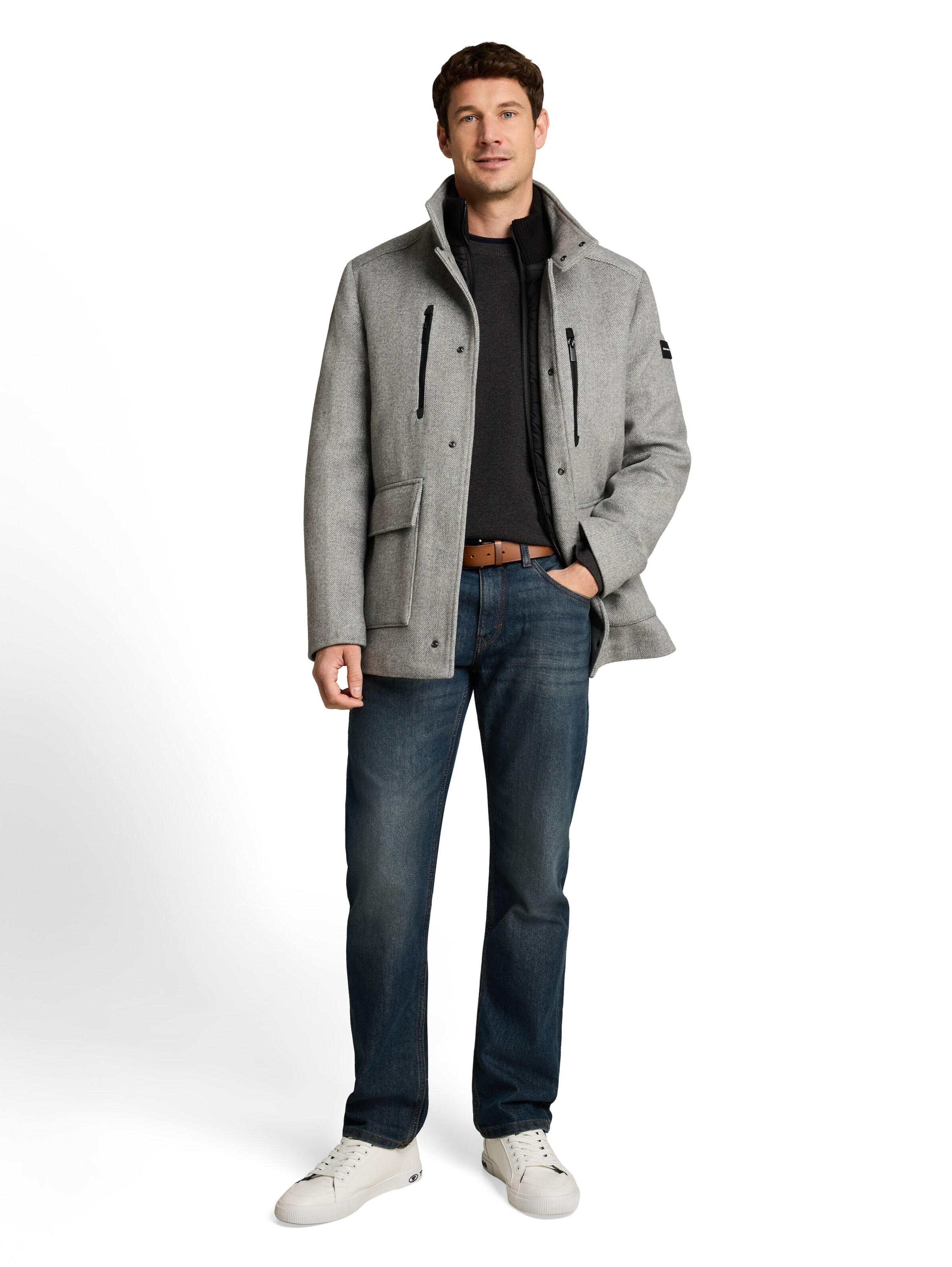 Veste mi-saison TOM TAILOR en gris
