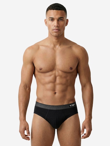 VIP Slip ' Premium Jersey Stretch ' in Black: front