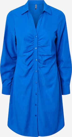 Robe-chemise 'Anne' PIECES en bleu : devant