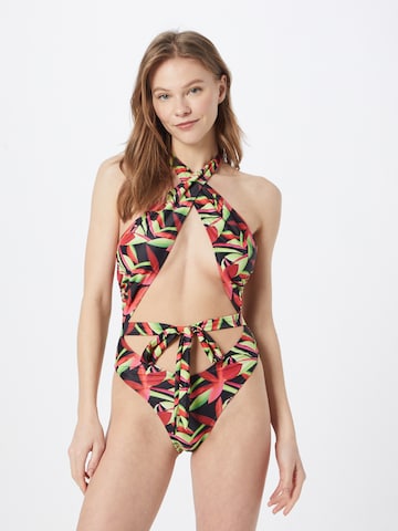 Col haut Maillot de bain Public Desire en mélange de couleurs : devant