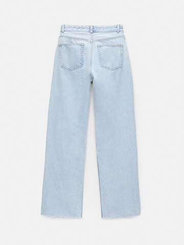 Pull&Bear Loosefit Jeans in Blau