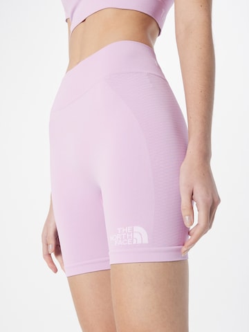 THE NORTH FACE Skinny Sportshorts in Lila