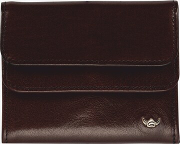 GOLDEN HEAD Wallet in Brown: front