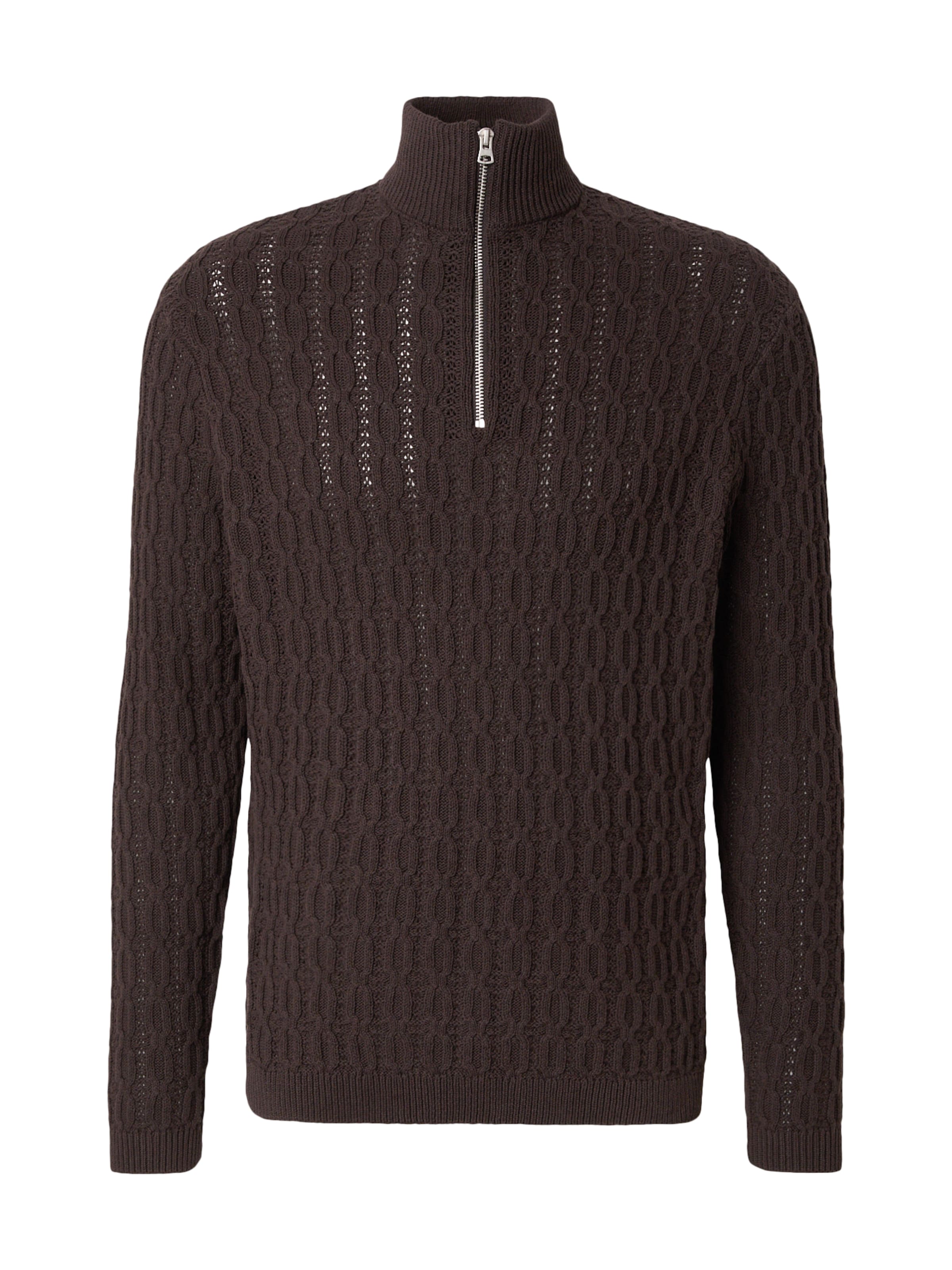 Only & Sons Sweater 'ONSLEONARD' in Brown: front