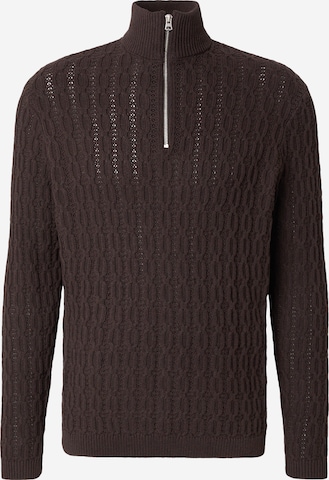 Only & Sons Sweater 'ONSLEONARD' in Brown: front