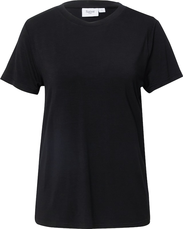 SAINT TROPEZ T-Shirt 'Adelia' in Schwarz SAINT TROPEZ T-Shirt 'Adelia' in Schwarz