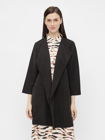 Manteau mi-saison 'Paige' PIECES en noir : devant