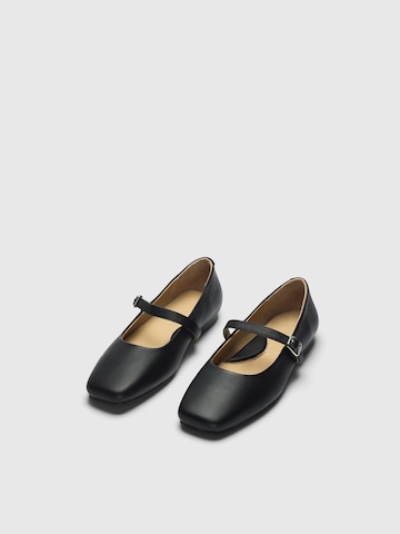 SELECTED Ballerina met riempjes 'SLFIRIS' in Zwart