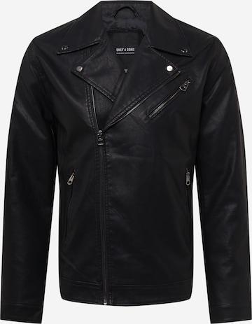 Only & Sons Jacke in Schwarz: front