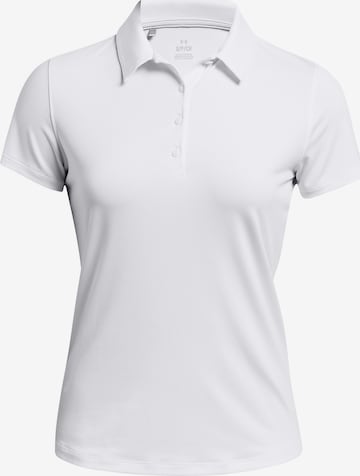 UNDER ARMOUR Performance Shirt ' Playoff' in White: front