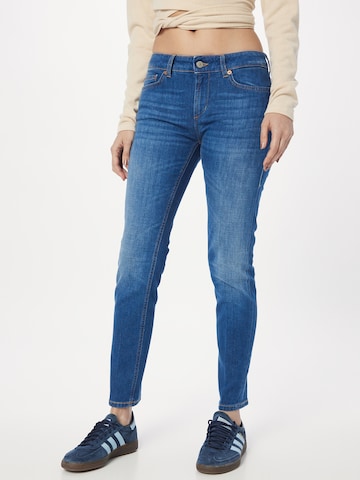 Dondup Skinny Jeans in Blauw: voorkant